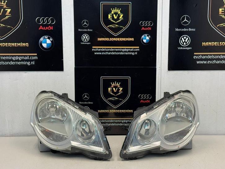 VW Polo 9N koplampset rechts en links bj.2005 art.89312000, Auto-onderdelen, Verlichting, Gebruikt, Volkswagen