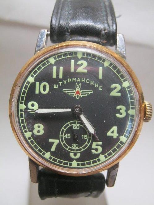 Vintage Russisch horloge Sturmanskie - 1970-1980 - Bekijk, Antiek en Kunst, Antiek | Wandborden en Tegels