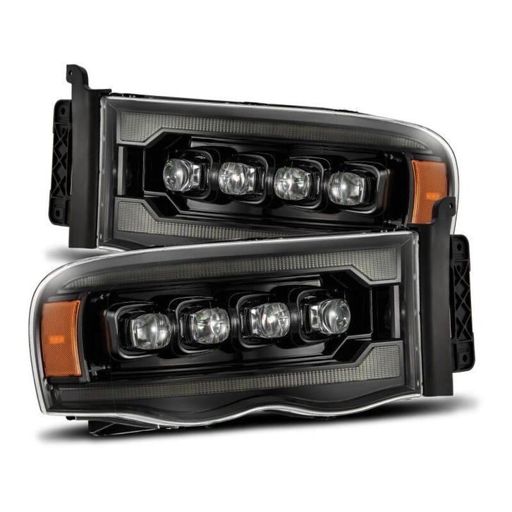 AlphaRex 02-05 Dodge Ram 1500 NOVA LED Proj Headlights Alpha, Auto-onderdelen, Verlichting, Ophalen of Verzenden