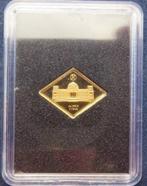 Wereld. Gold bar Angela Merkel., 1/100 Oz (.999) (Zonder