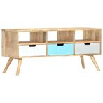 vidaXL Tv-meubel 110x35x48 cm massief mangohout, Huis en Inrichting, Kasten | Televisiemeubels, 100 tot 150 cm, Verzenden, Nieuw