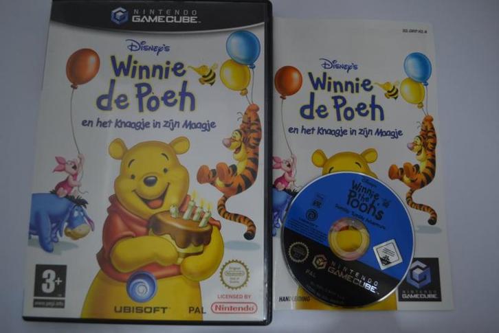 Winnie De Poeh - En Het Knaagje In Zijn Maagje (GC HOL), Spelcomputers en Games, Games | Nintendo GameCube, Zo goed als nieuw