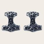 Zilveren Thor hamer Oorstekers, Verzenden, Nieuw in verpakking