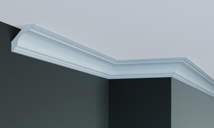 Kroonlijst P936 (55 x 55 mm), polyurethaan, lengte 2 m, Doe-het-zelf en Verbouw, Plinten en Afwerking, Nieuw, Ophalen of Verzenden