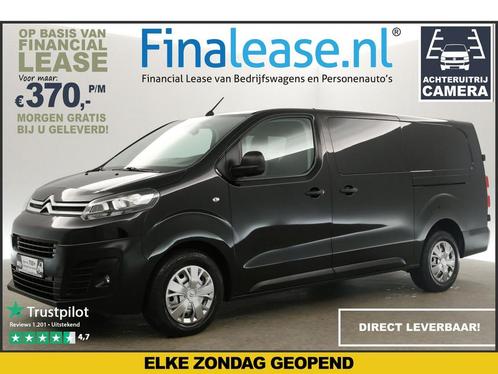 Citroën Jumpy 2.0 HDi L3H1 DC Airco Cruise Cam PDC €370pm, Auto's, Bestelauto's, Lease, Handgeschakeld, Diesel, Zwart, Citroën