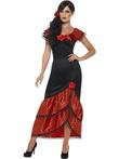 Spaanse flamenco jurk (Feestkleding dames, Verkleedkleding)