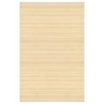 vidaXL Tapijt 100x160 cm bamboe naturel, Verzenden, Nieuw, Bruin