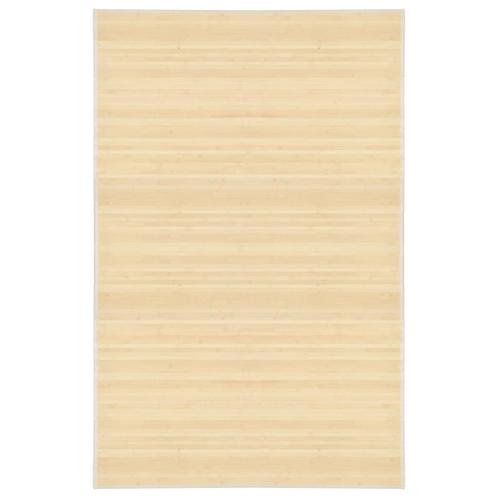 vidaXL Tapijt 100x160 cm bamboe naturel, Huis en Inrichting, Stoffering | Tapijten en Kleden, Bruin, Nieuw, Verzenden