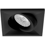 GU10 Inbouwspot Set - Mat Zwart/Wit - Rond - Kantelbaar -, Metaal of Aluminium, Nieuw, Ophalen of Verzenden, Led