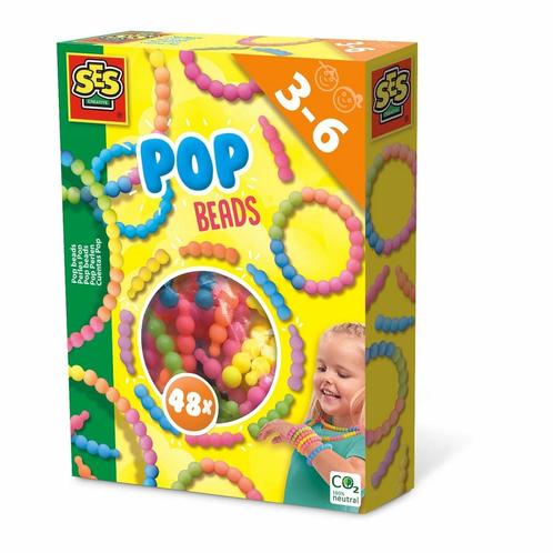 SES Pop beads (Knutselpakketten, Creatief speelgoed), Kinderen en Baby's, Speelgoed | Educatief en Creatief, Knutselen, Nieuw