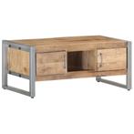 vidaXL Salontafel 95x50x40 cm ruw mangohout, 50 tot 100 cm, Verzenden, Nieuw, 50 tot 100 cm