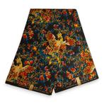 Afrikaanse stof - Multicolor Bird - Polycotton, Hobby en Vrije tijd, Stoffen en Lappen, Ophalen of Verzenden, Nieuw