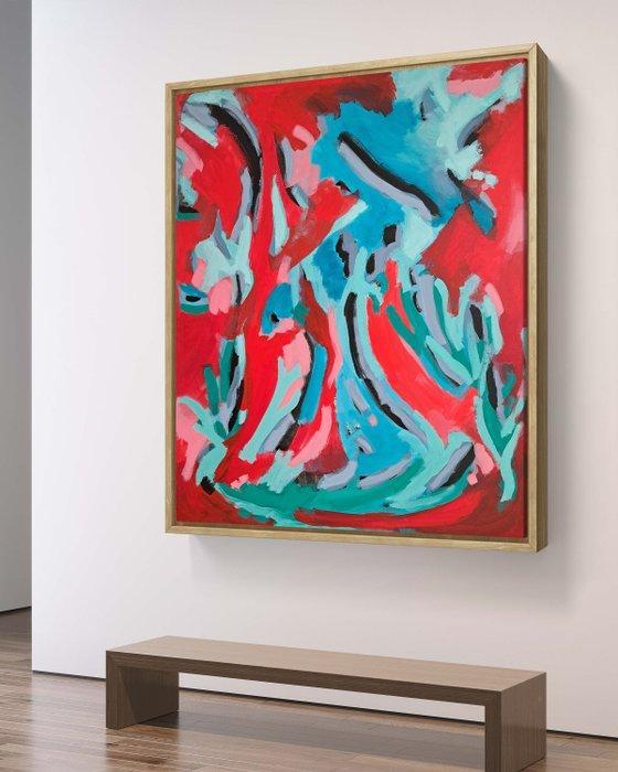 Gaby Acevedo - Fragmentos n°4 - No Reserve, Antiek en Kunst, Kunst | Schilderijen | Modern