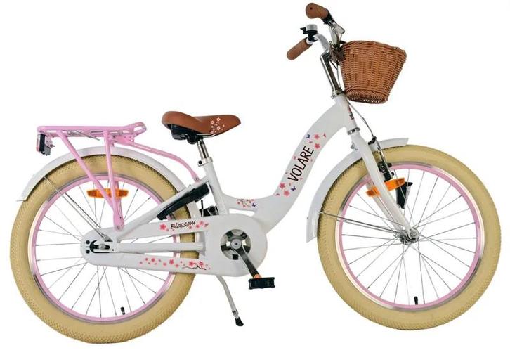 Volare Blossom Kinderfiets - Meisjes - 20 inch - Wit, Fietsen en Brommers, Fietsen | Kinderfietsjes, Nieuw, Ophalen of Verzenden