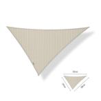 Schaduwdoek driehoek ongelijkzijdig 2,5x3x3,5 Sahara sand, Tuin en Terras, Ophalen of Verzenden, Nieuw