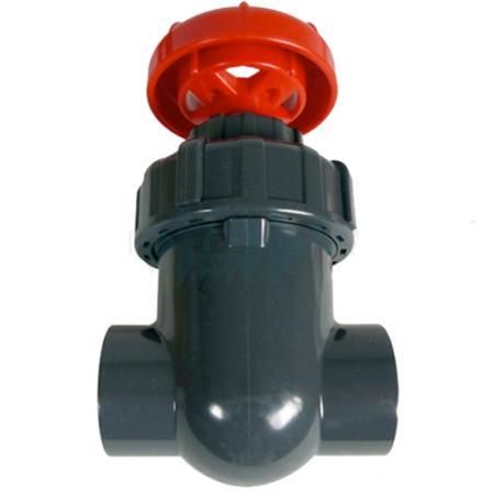 Royal Exclusive schuifafsluiters / afsluiter grijs/rood 32mm, Dieren en Toebehoren, Vissen | Aquaria en Toebehoren, Ophalen of Verzenden