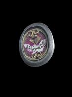 Reliekhouder - Glas, Textiel, Zilver - 1800-1850 -, Antiek en Kunst