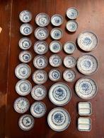 Bord (32) - Porselein - Rijstpatern borden