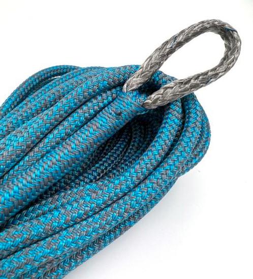 Kant-en-klare Val van HMPE - 10 mm - blauw - 40 meter - met, Watersport en Boten, Accessoires en Onderhoud, Ophalen of Verzenden