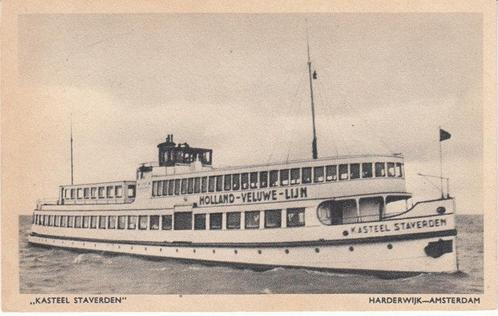 HARDERWIJK - Kasteel Staverden Holland-Veluwe-Lijn, Verzamelen, Ansichtkaarten | Nederland, Verzenden