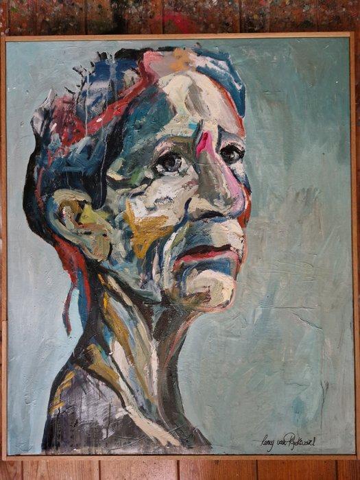 Romy van Rijckevorsel - Face, Antiek en Kunst, Kunst | Schilderijen | Modern
