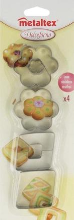 Metaltex set van 4 koekjes vormen, Ophalen of Verzenden, Nieuw
