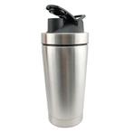 Fitness beker 500 ml | roestvrij stalen proteïne shaker, Nieuw, Ophalen of Verzenden