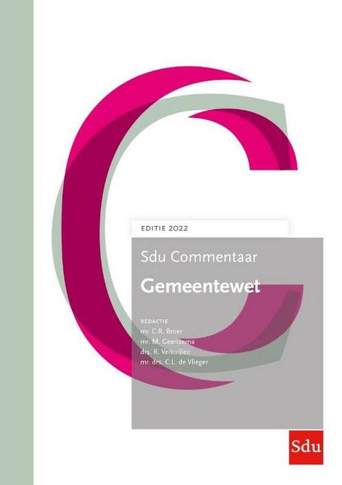 9789012408066 SDU Commentaar  -   Sdu Commentaar Gemeente..., Boeken, Schoolboeken, Zo goed als nieuw, Verzenden