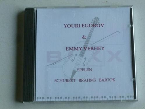 Youri Egorov / Emmy Verhey - Schubert, Brahms, Bartok, Cd's en Dvd's, Cd's | Klassiek, Verzenden
