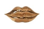 Wanddecoratie Donja Gold Lips | Richmond | 125cm, Huis en Inrichting, Woonaccessoires | Overige, Ophalen, Nieuw
