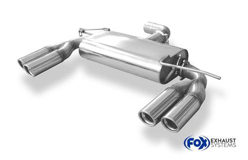 FOX VW Golf 6 - 1.8l TFSI/ GTD einddemper uitgang rechts/lin, Auto-onderdelen, Uitlaatsystemen, Nieuw, Verzenden