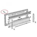 Dometic S4 Bevestingsset binnenkader crème/ Wit, Nieuw