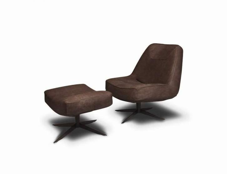 Fauteuil Ego - fauteuils - Bruin, Huis en Inrichting, Stoelen, Bruin, Nieuw, Leer