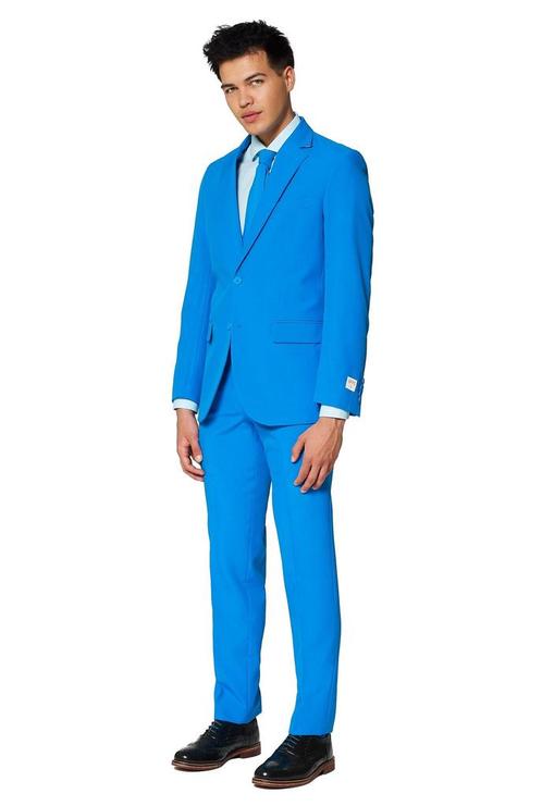 Blauw Pak Heren OppoSuits, Kleding | Heren, Carnavalskleding en Feestkleding, Nieuw, Verzenden