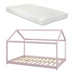 [en.casa] [neu.haus] Kinderbed Cerro huisbed met matras 120x, Nieuw, Verzenden