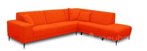 Hoekbank Mijdrecht - hoekbanken - Oranje, Huis en Inrichting, Banken | Sofa's en Chaises Longues, Nieuw, Leer