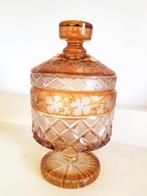 dekselvaas - Kristal - Cristallo di Boemia, Antiek en Kunst, Antiek | Glas en Kristal