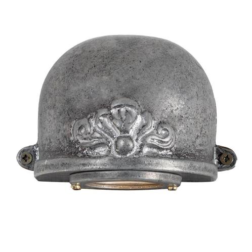 Alba Muurlamp Zilver Buitenverlichting, Tuin en Terras, Buitenverlichting, Verzenden