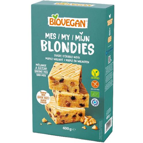 BioVegan Blondie Mix Biologisch 400g, Hobby en Vrije tijd, Taarten en Cupcakes maken, Nieuw, Verzenden