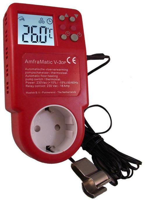 Pompschakelaar vloerverwarming AmfraMatic V3DP+ verlichting, Doe-het-zelf en Verbouw, Verwarming en Radiatoren, Minder dan 200 watt