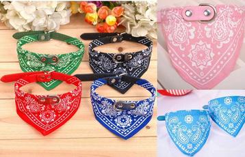 Hond honden en kat katten halsband bandana leer S/M/L/XL *4 beschikbaar voor biedingen