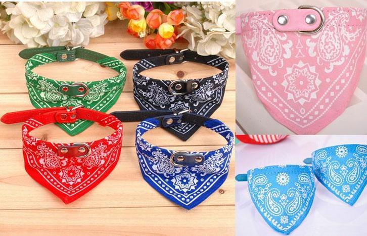 Hond honden en kat katten halsband bandana leer S/M/L/XL *4, Dieren en Toebehoren, Honden-accessoires, Nieuw, Verzenden