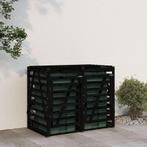 Containerberging dubbel massief grenenhout zwart, Tuin en Terras, Nieuw, Verzenden