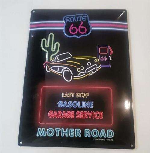 Route 66 mother road reclamebord, Verzamelen, Merken en Reclamevoorwerpen, Nieuw, Ophalen of Verzenden