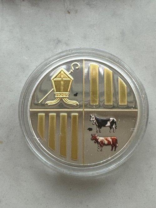Andorra. 1 Diner 2013 Bull and Bear - Andorra Eagle - Gold, Postzegels en Munten, Munten | Europa | Niet-Euromunten