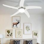 Plafondventilator met lamp 128 cm wit (Voor in Huis), Huis en Inrichting, Woonaccessoires | Overige, Nieuw, Verzenden