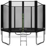 VirtuFit Trampoline met Veiligheidsnet - Zwart - 251 cm, Verzenden, Nieuw