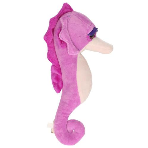 Knuffel zeepaard paars 26 cm - Knuffel zeepaardjes, Kinderen en Baby's, Speelgoed | Knuffels en Pluche, Ophalen of Verzenden