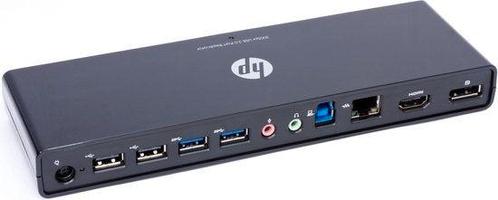 HP H1L08ET USB 3.0-Poortreplicator - Zwart (Nieuw), Computers en Software, Overige Computers en Software, Nieuw, Verzenden