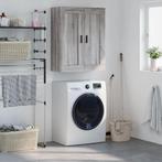 vidaXL Wandkast 69,5x34x90 cm bewerkt hout grijs sonoma, Huis en Inrichting, Kasten | Buffetkasten, Verzenden, Nieuw, 50 tot 100 cm